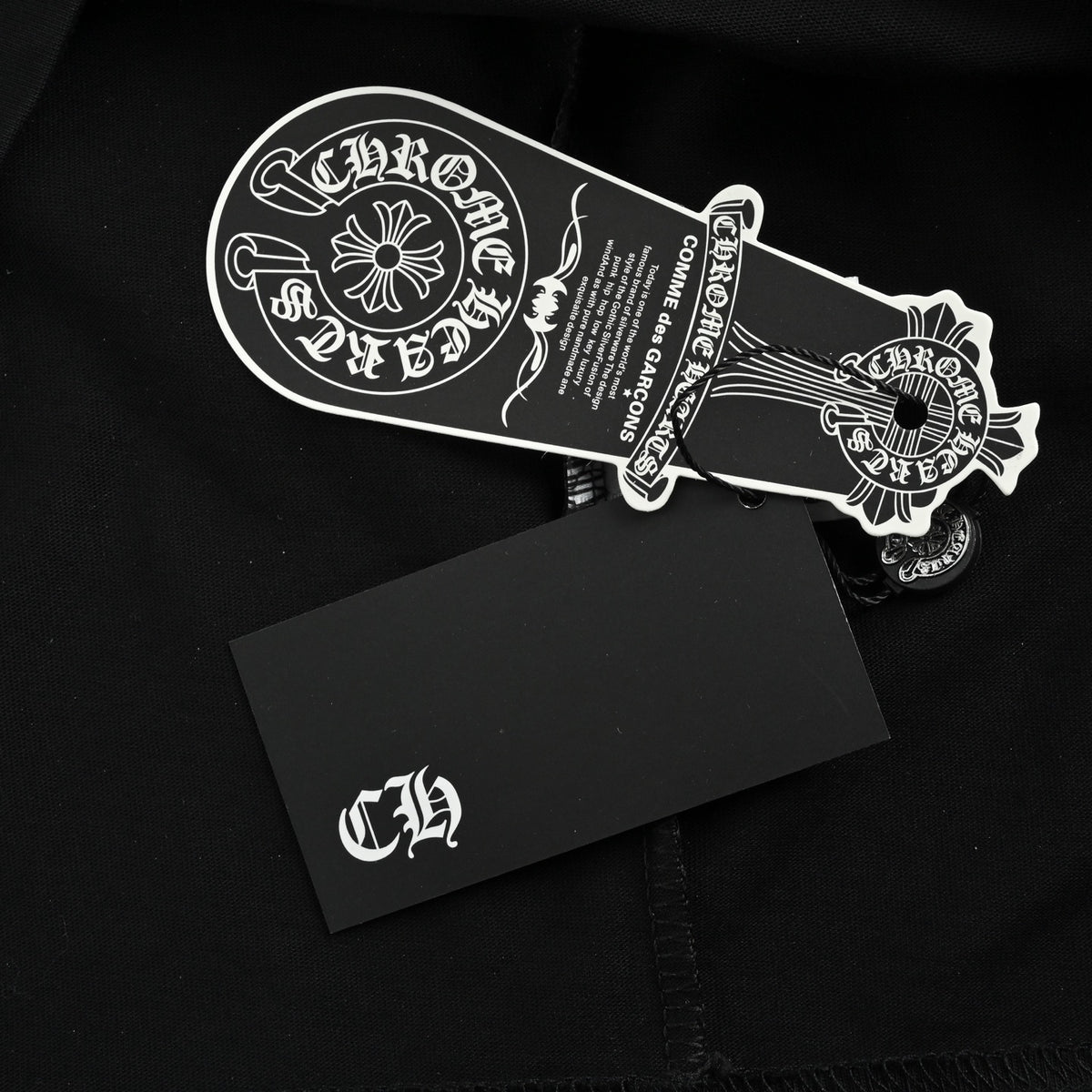 Chrome Hearts/Chrome Heart 26ss Sanskrit letter embroidered short sleeves on the front and back