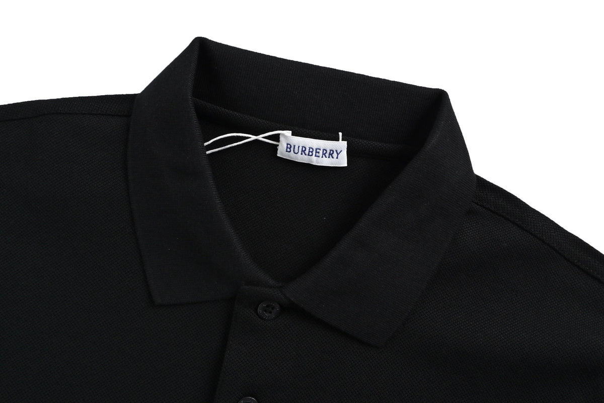 Burberry 25ss hem war horse patch Polo short sleeves