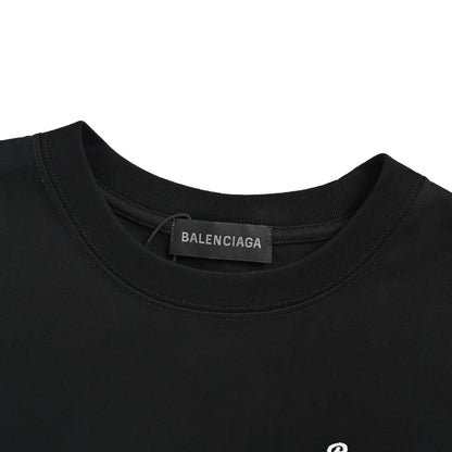 Balenciaga Beverly Hills embroidered small label short sleeves