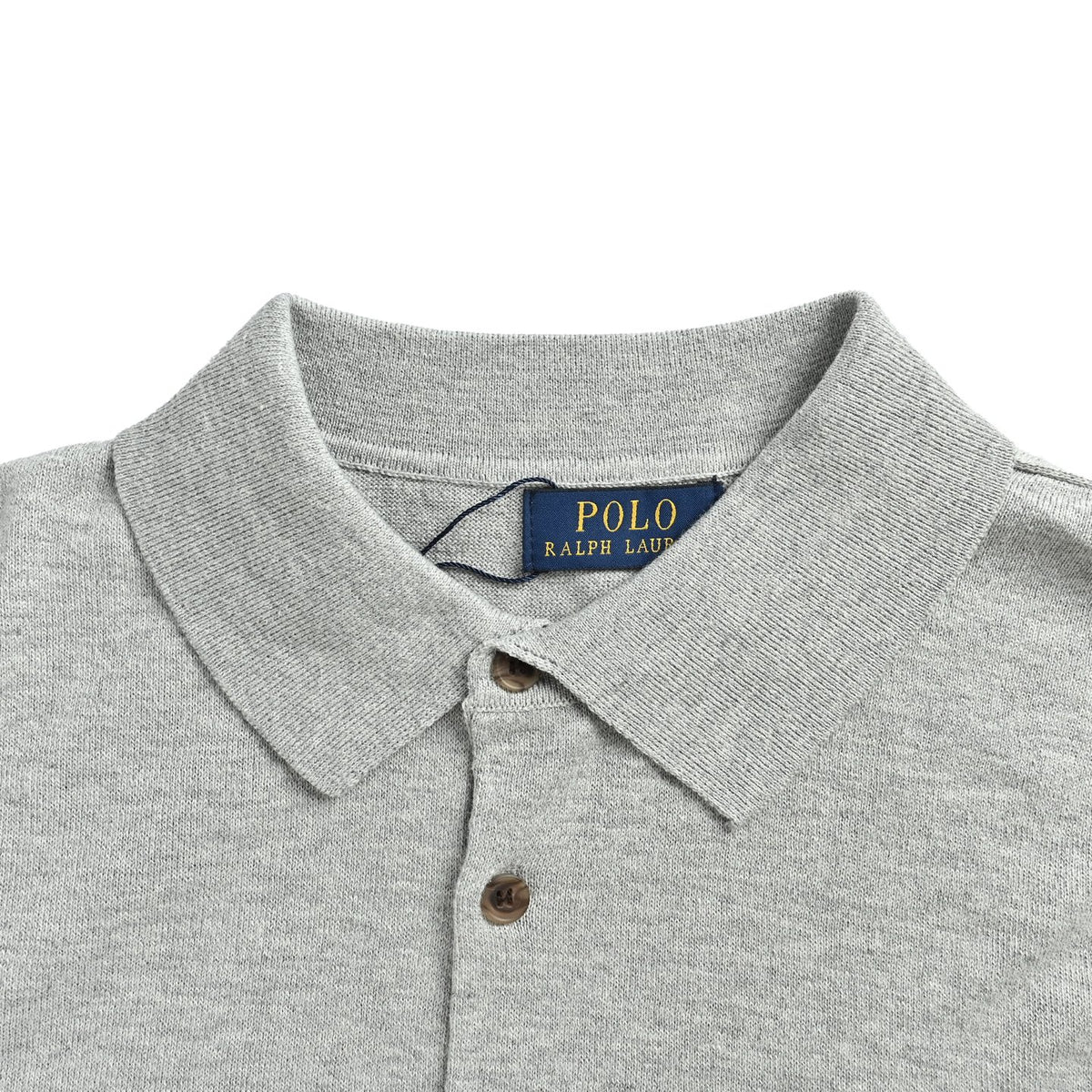 RalphLauren/Ralph Lauren pony embroidered knitted Polo long sleeves