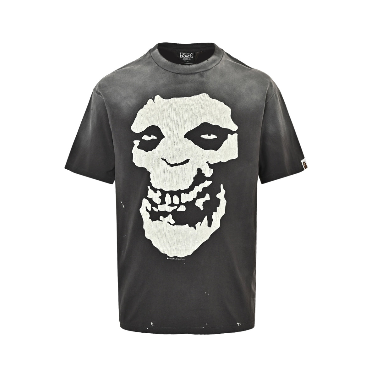 SAINT MICHAEL skull ape head print short sleeves