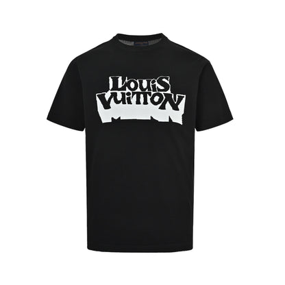 Louis Vuitton letter ghost jacquard knitted short sleeves