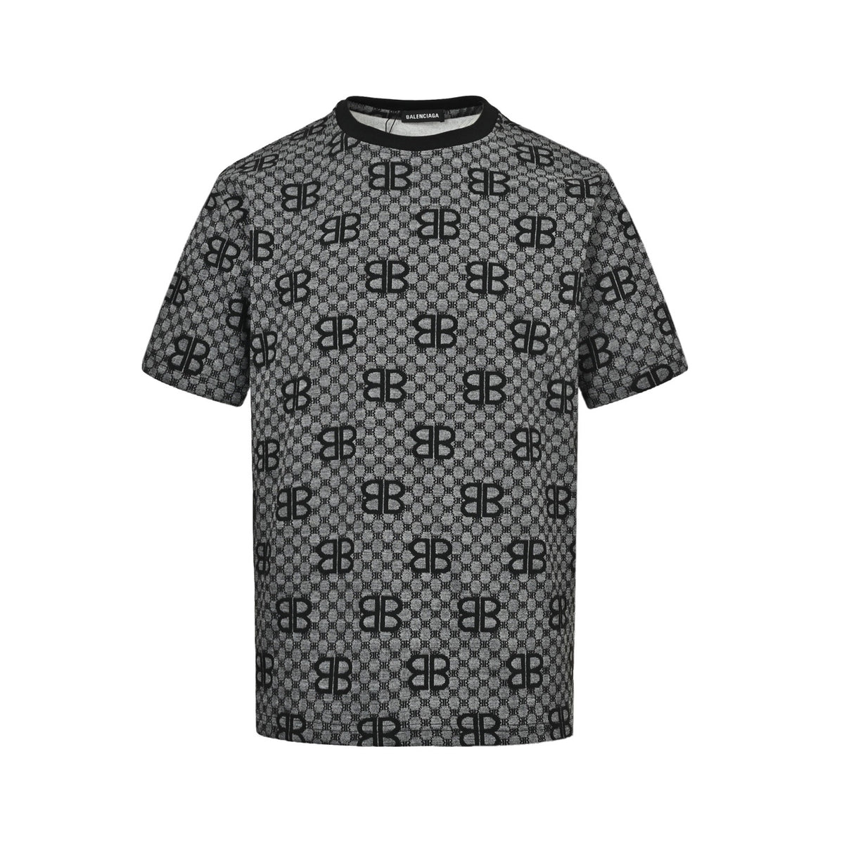 Balenciaga 26ss full BB presbyopia jacquard short sleeves