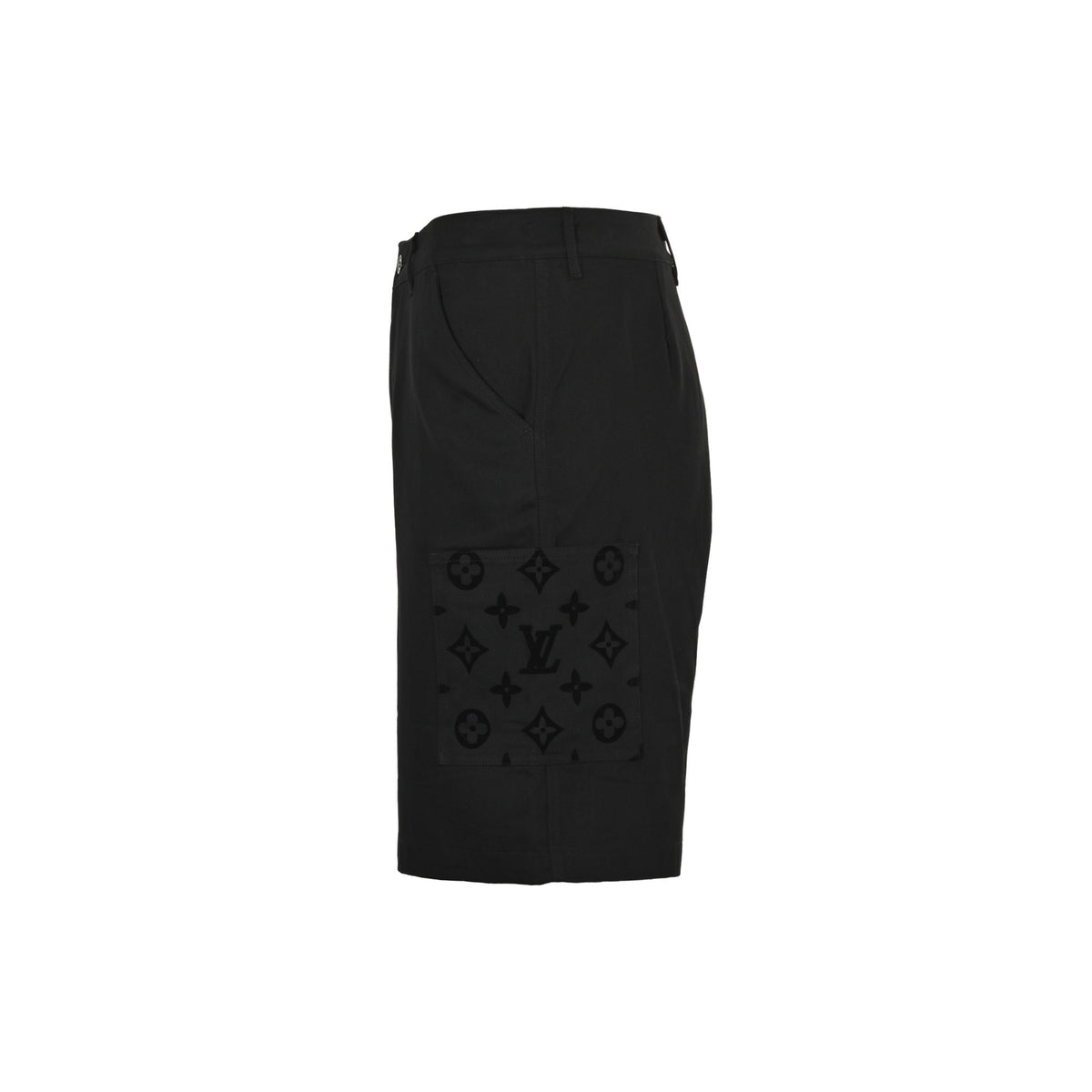 Louis Vuitton 24ss pocket flocked patchwork shorts