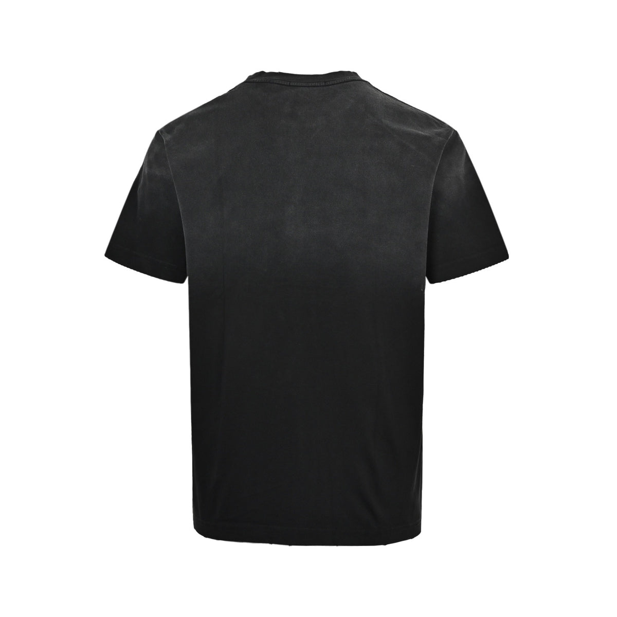 Prada hand-painted letters washed round neck short sleeves