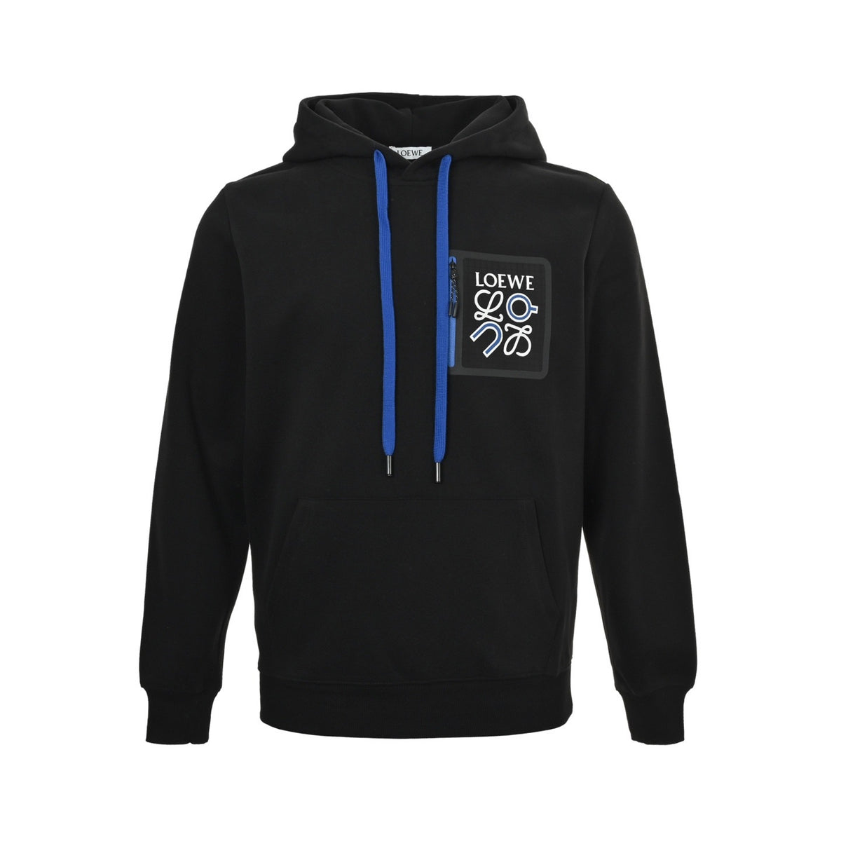 Loewe/Luoyiwei 25Fw Angrun joint pocket logo hooded sweatshirt