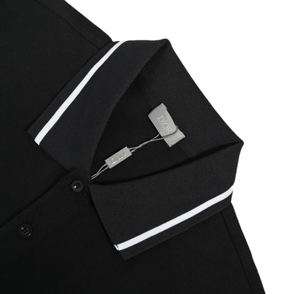 Dior 22ss Embroidered Bee Polo Short Sleeve