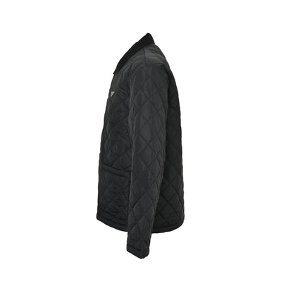 PRADA PRD corduroy collar triangle lapel padded jacket