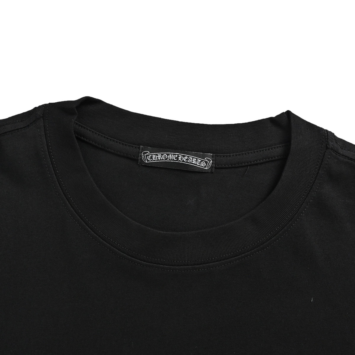 Chrome Hearts/Chrome Heart splash-ink horseshoe short-sleeves