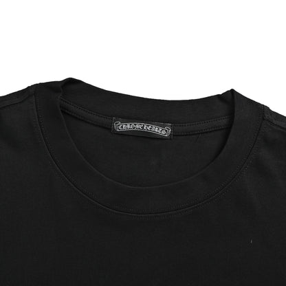 Chrome Hearts/Chrome Heart splash-ink horseshoe short-sleeves