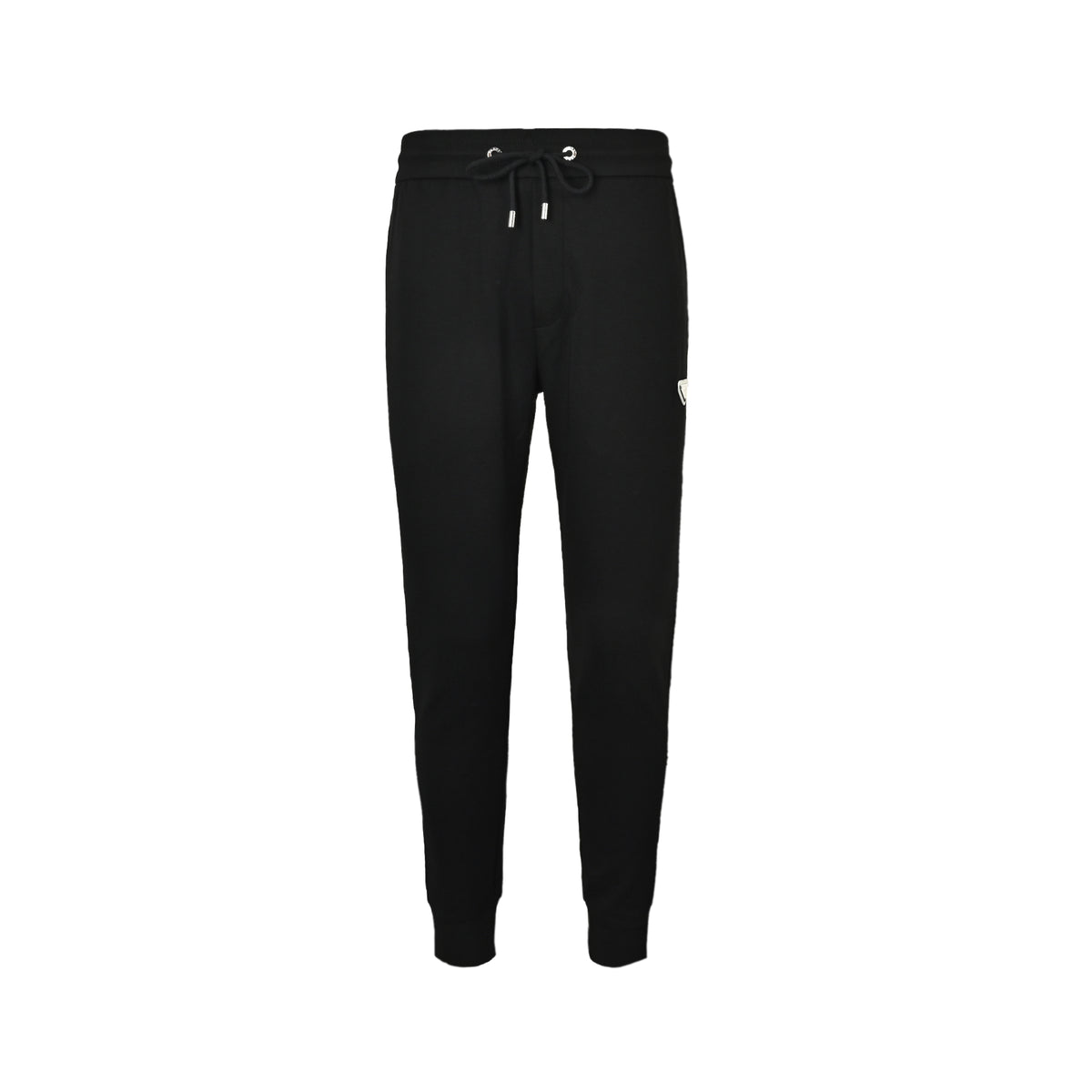 Prada inverted triangle contrast color back pocket trousers