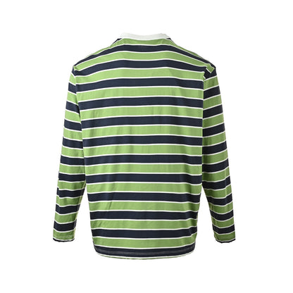 Prada striped off shoulder long sleeves