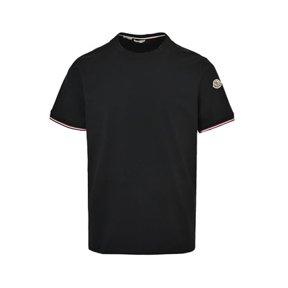 Moncler/mask webbing sleeves small label short sleeves