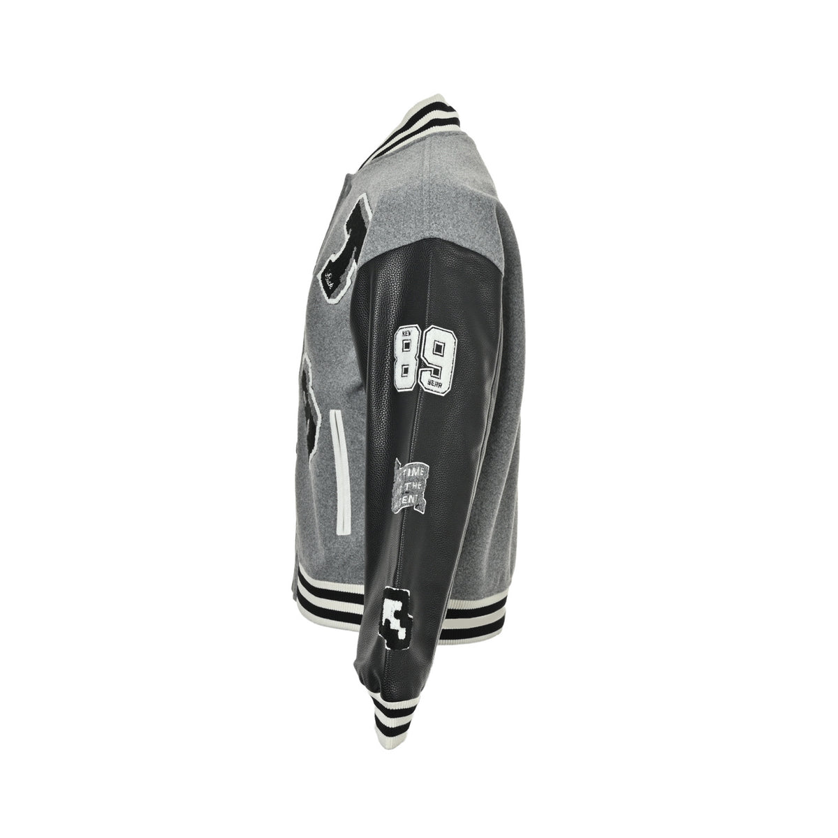 Thom Browne/Thom Brown multi-element embroidered four-bar baseball jacket jacket