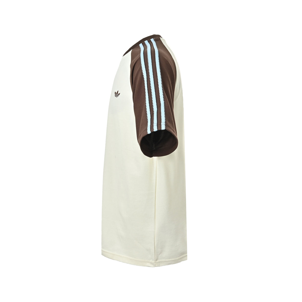 Adidas clover embroidered three-bar short sleeves