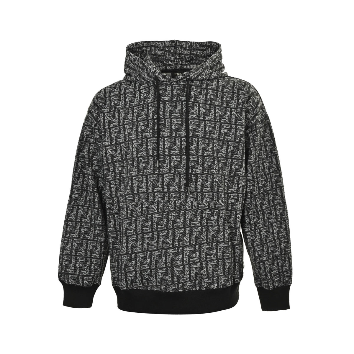 Fendi 25Fw all-over printed double F color matching hooded sweatshirt