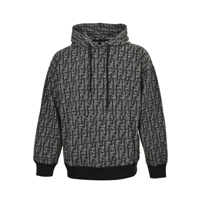 Fendi 25Fw all-over printed double F color matching hooded sweatshirt