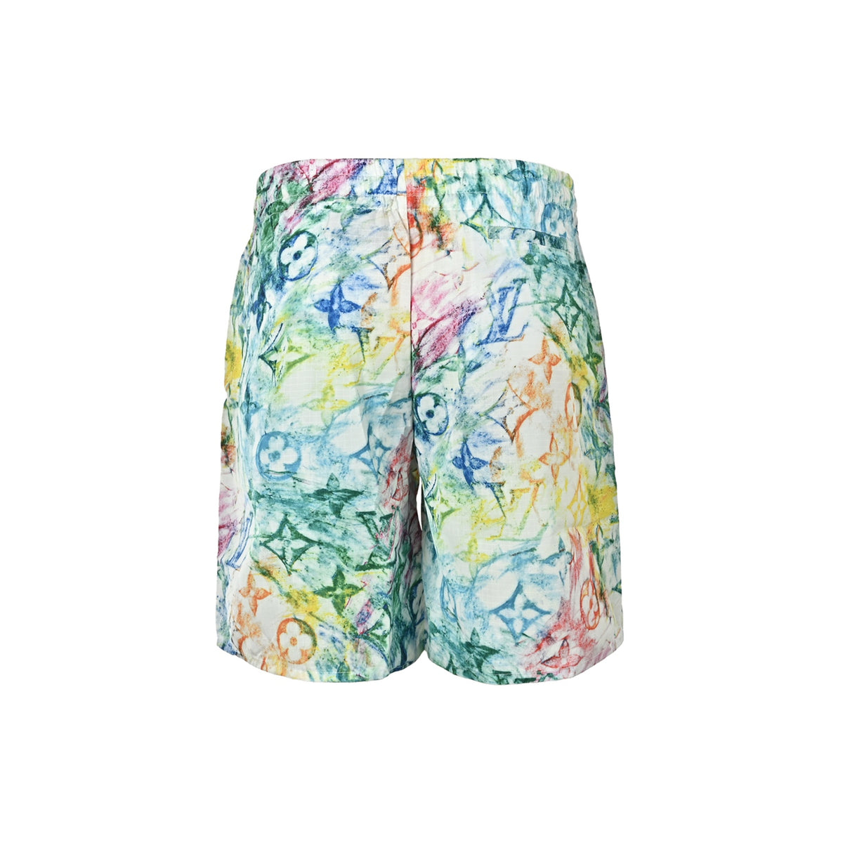 Louis Vuitton 21ss crayon graffiti nylon beach shorts