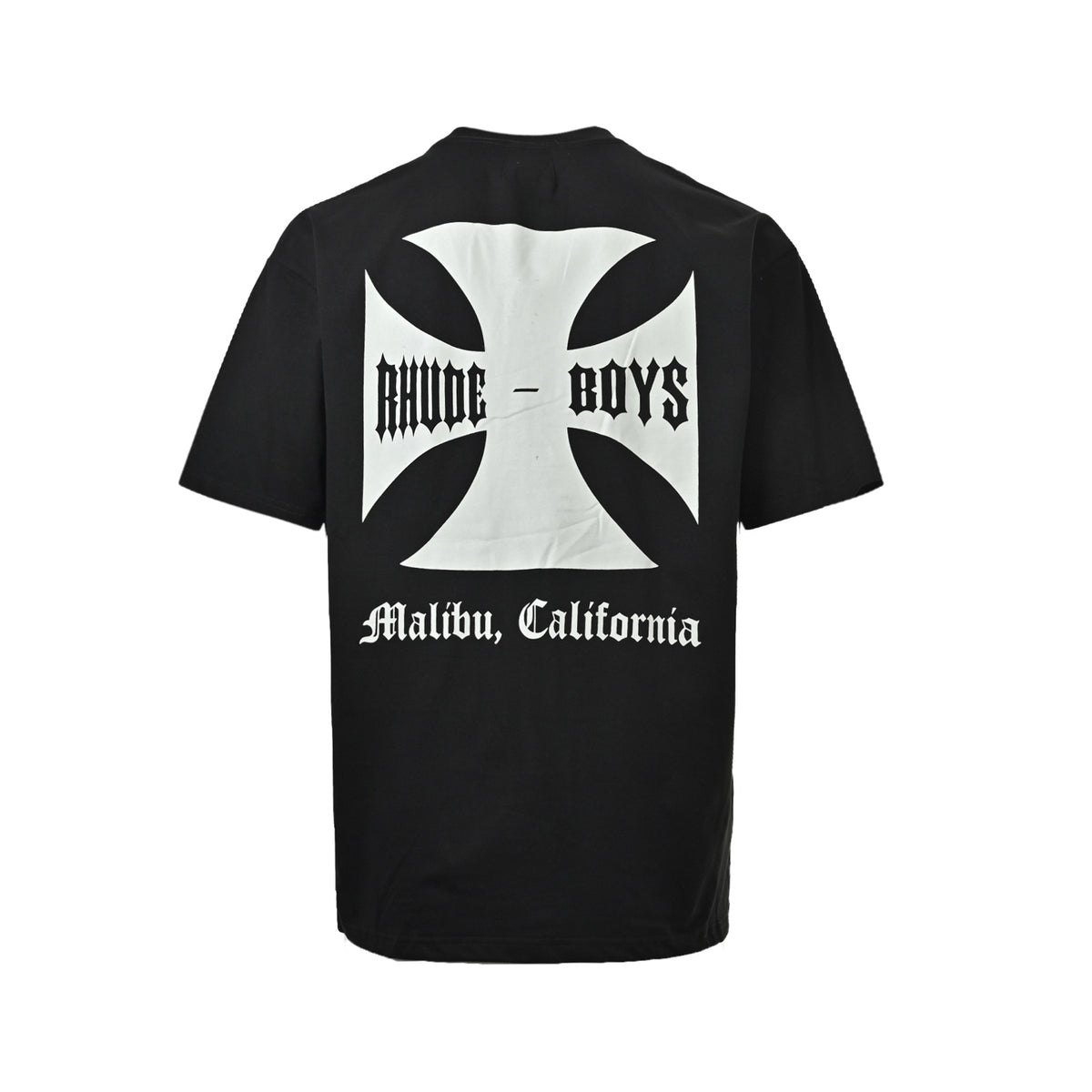 RHUDE Boys cross print short sleeves