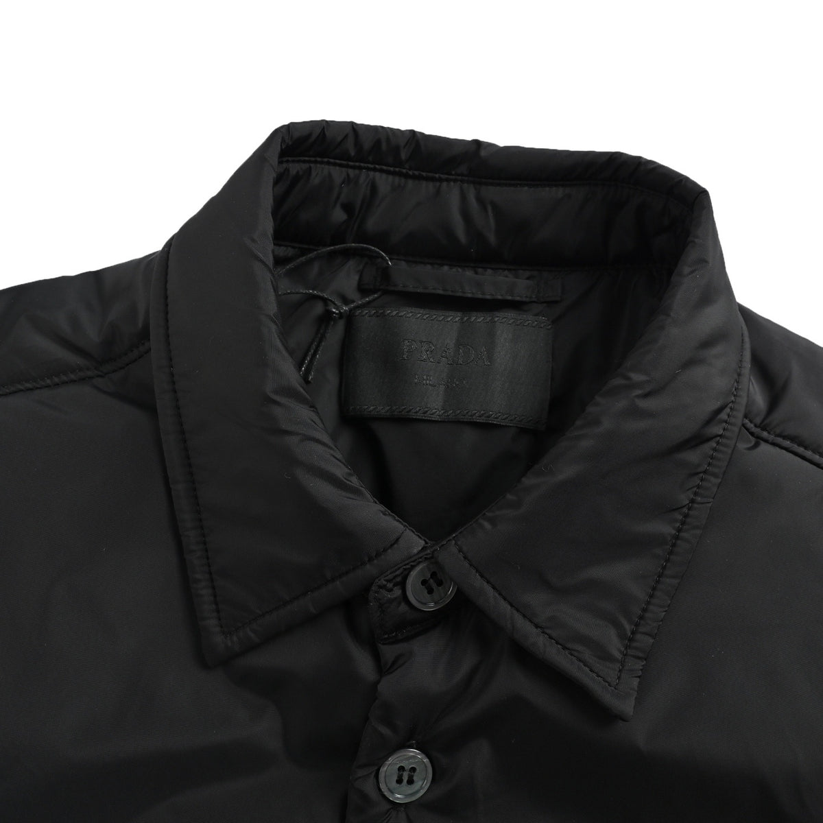 Prada thin cotton jacket with triangle pockets