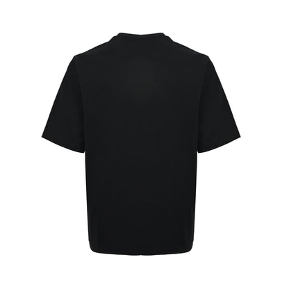 Hermes Paris/Hermes horse leather logo short sleeves