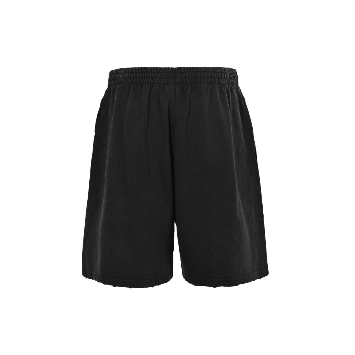 Balenciaga/Balanciaga 25ss wheat double B red label embroidered washed shorts