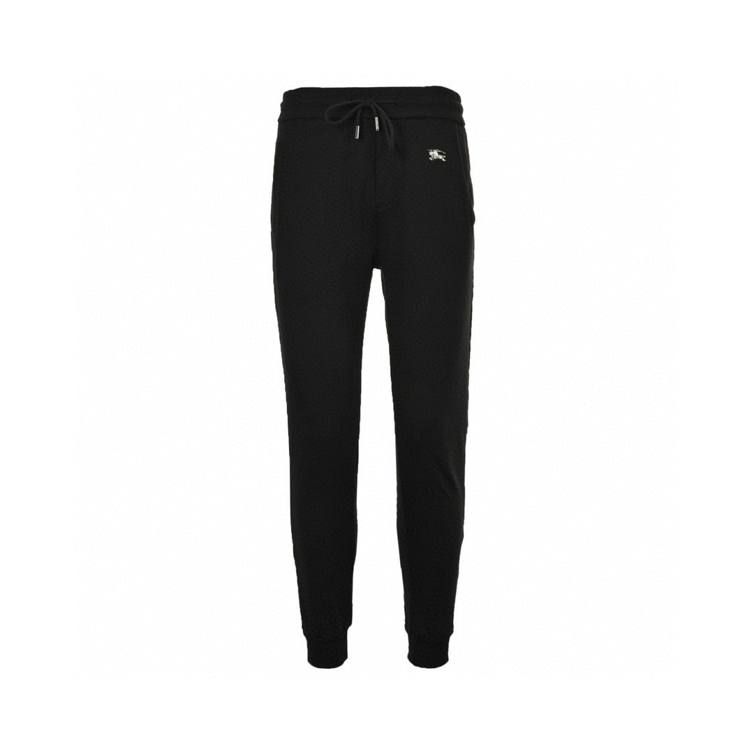 Burberry inlaid metal war horse logo trousers