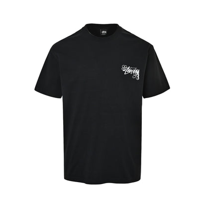 Stussy Summer letter print short sleeves