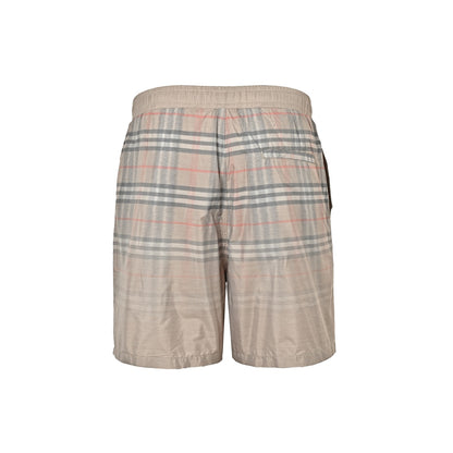 Burberry 26ss gradient plaid beach shorts
