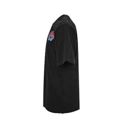 Chrome Hearts/Chrome Heart woven embroidered scroll short sleeves