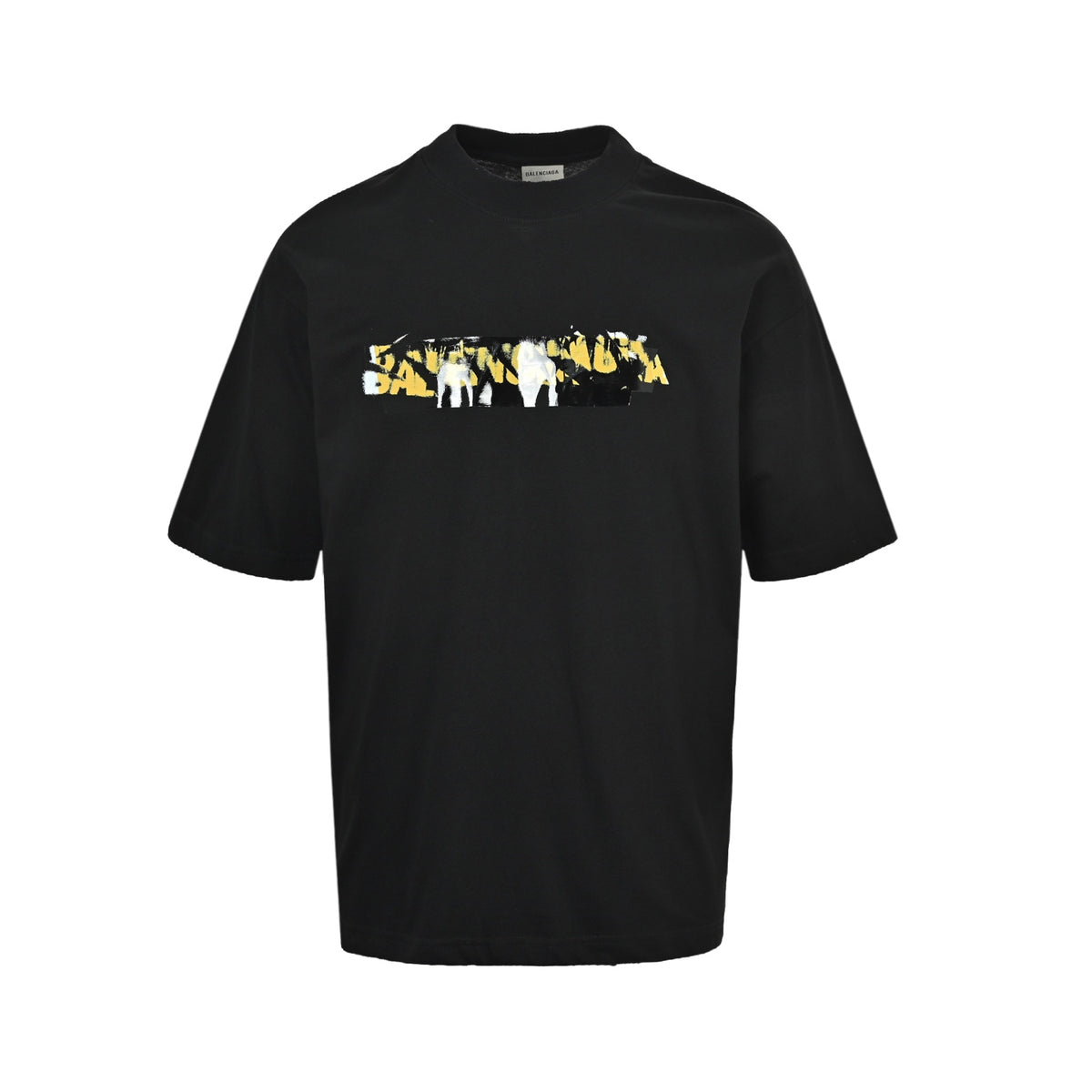 Balenciaga letter print tape short sleeves