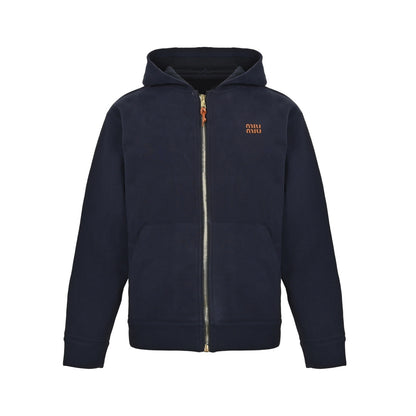 Miu Miu patchwork jersey hooded jacket