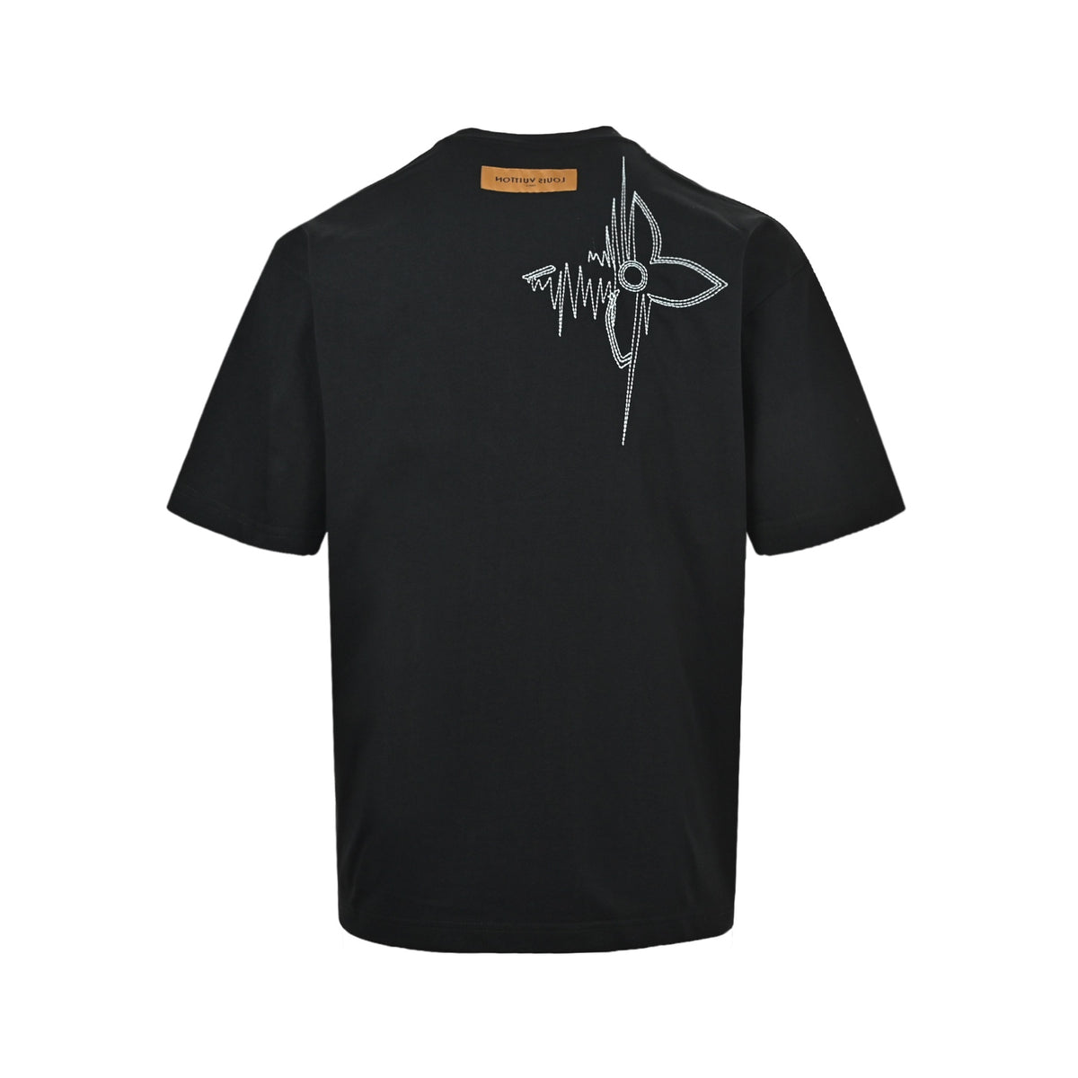 Louis Vuitton tassel dotted embroidered short sleeves