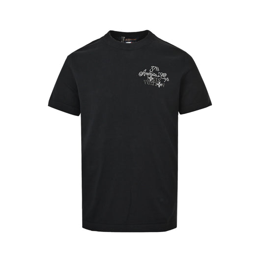 Louis Vuitton America's Cup hot diamond knitted short sleeves