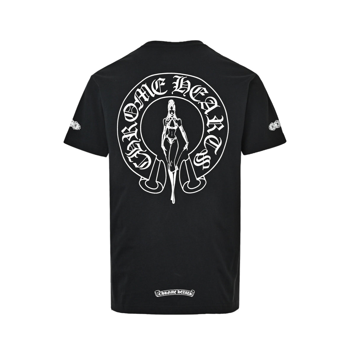 Chrome Hearts/Chrome Heart DOLL joint printed short sleeves