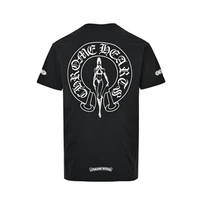 Chrome Hearts/Chrome Heart DOLL joint printed short sleeves