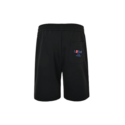 Loewe Anniversary limited edition lion flocked patch shorts