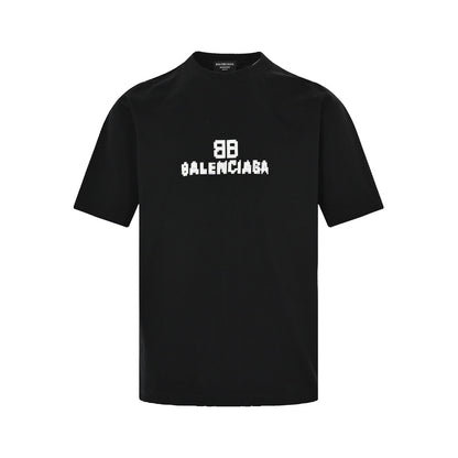 Balenciaga/Balanciaga 23ss mosaic print short sleeves
