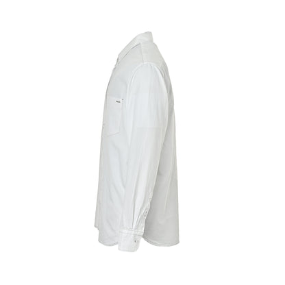 Prada letter chambray long-sleeved shirt
