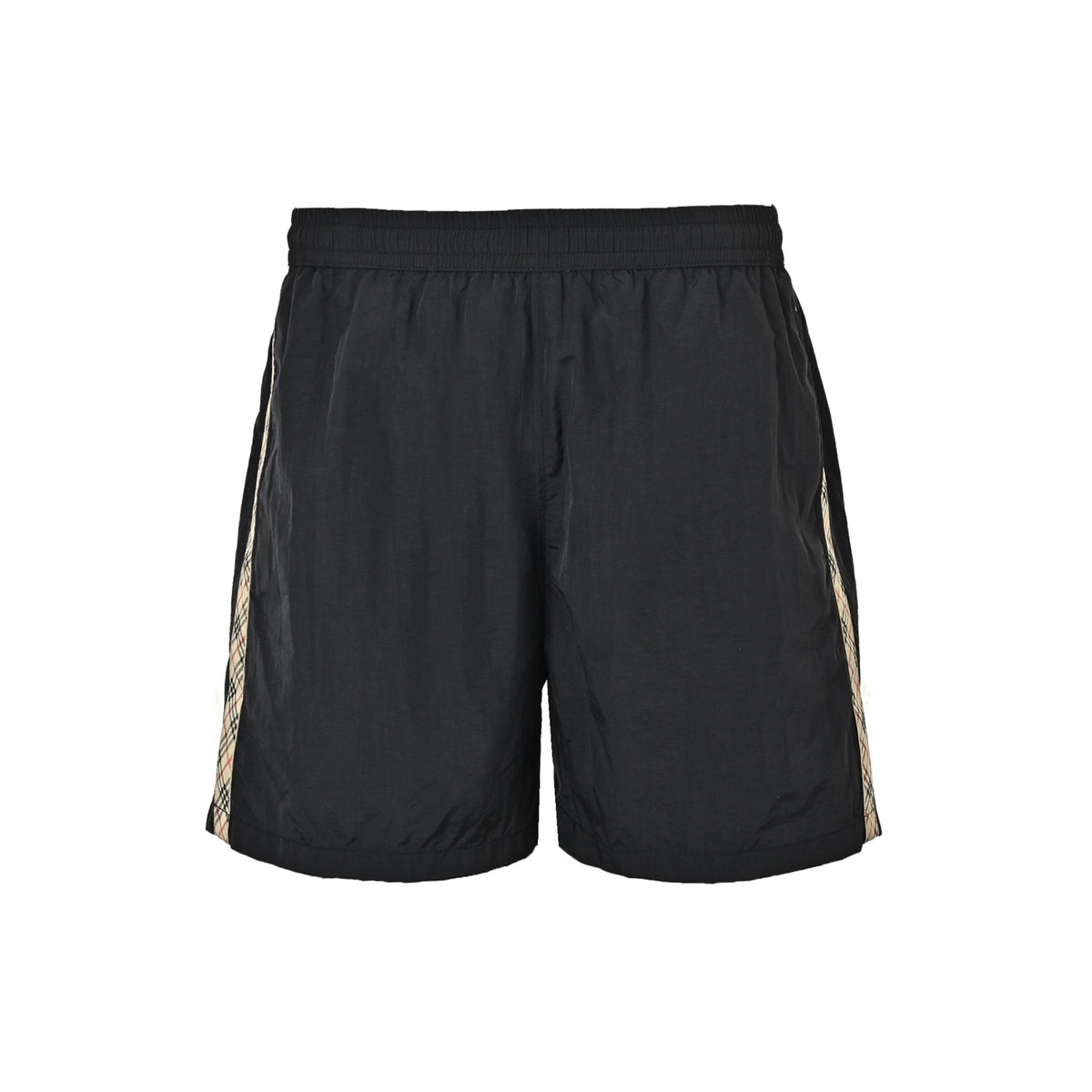 Burberry 26ss plaid web beach shorts