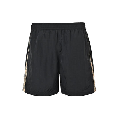Burberry 26ss plaid web beach shorts