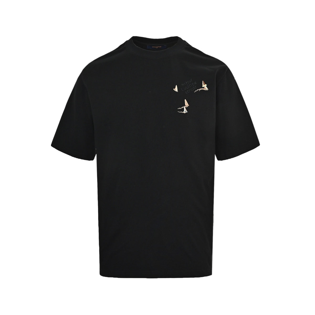LouisVuitton/Louis Vuitton embroidered sailboat short sleeves