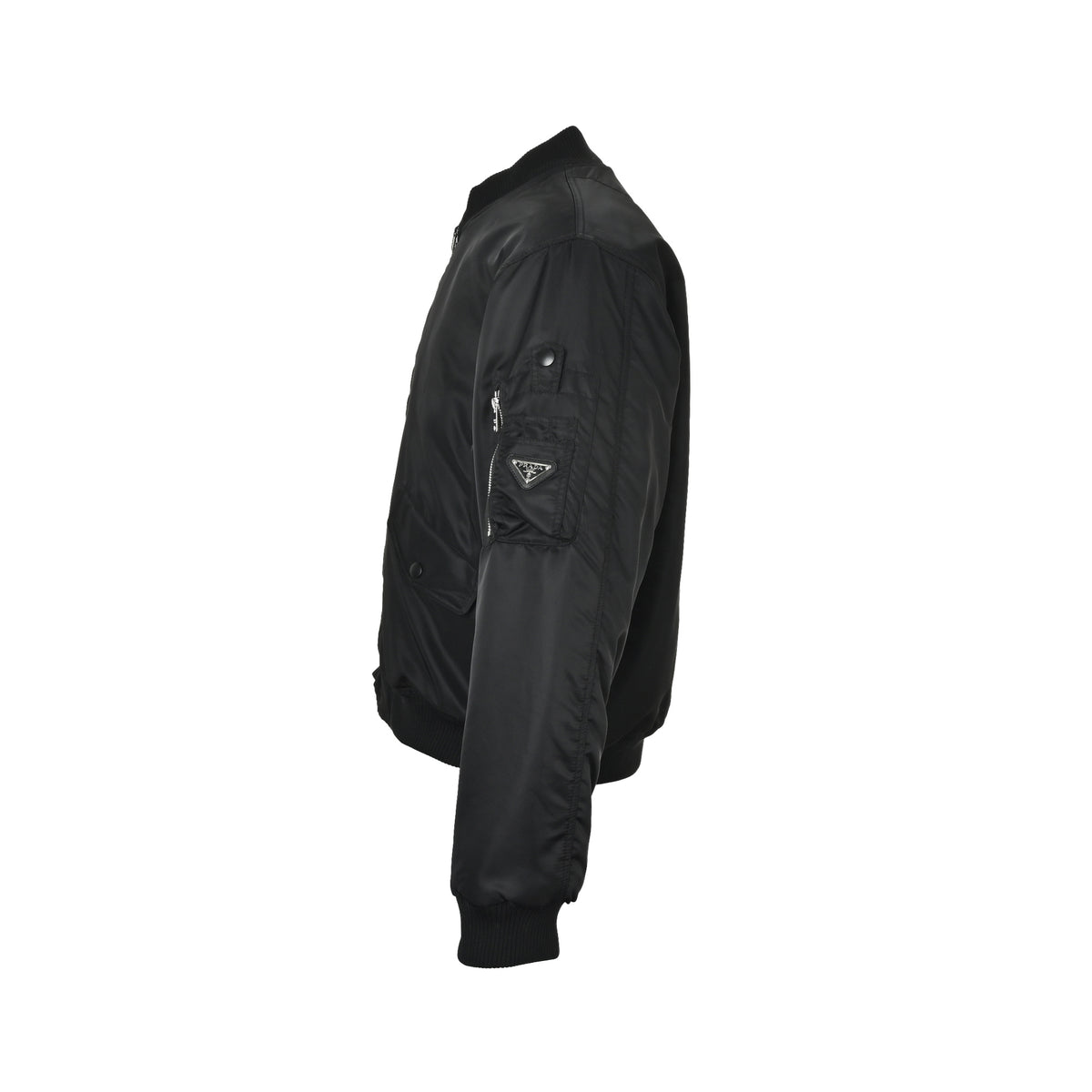 Prada zipper sleeve pocket flying cotton jacket