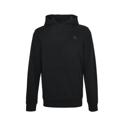Moncler/mask black label back logo hooded sweatshirt