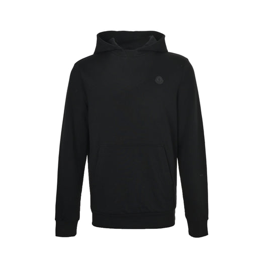 Moncler/mask black label back logo hooded sweatshirt