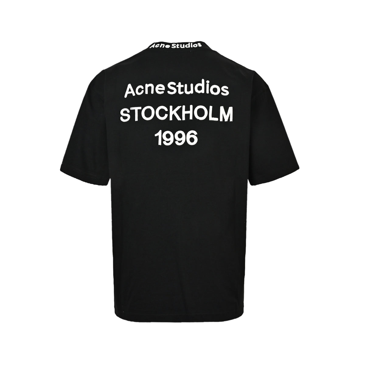 Acne Studios embroidered letter short sleeves