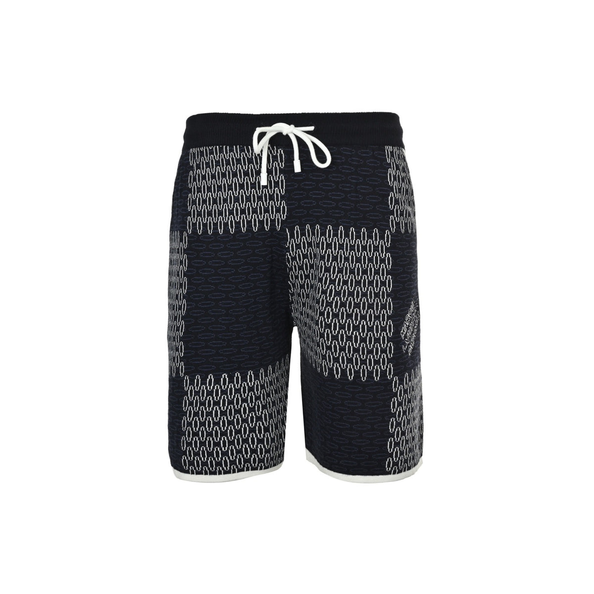 Louis Vuitton 26ss checkerboard jacquard knitted shorts