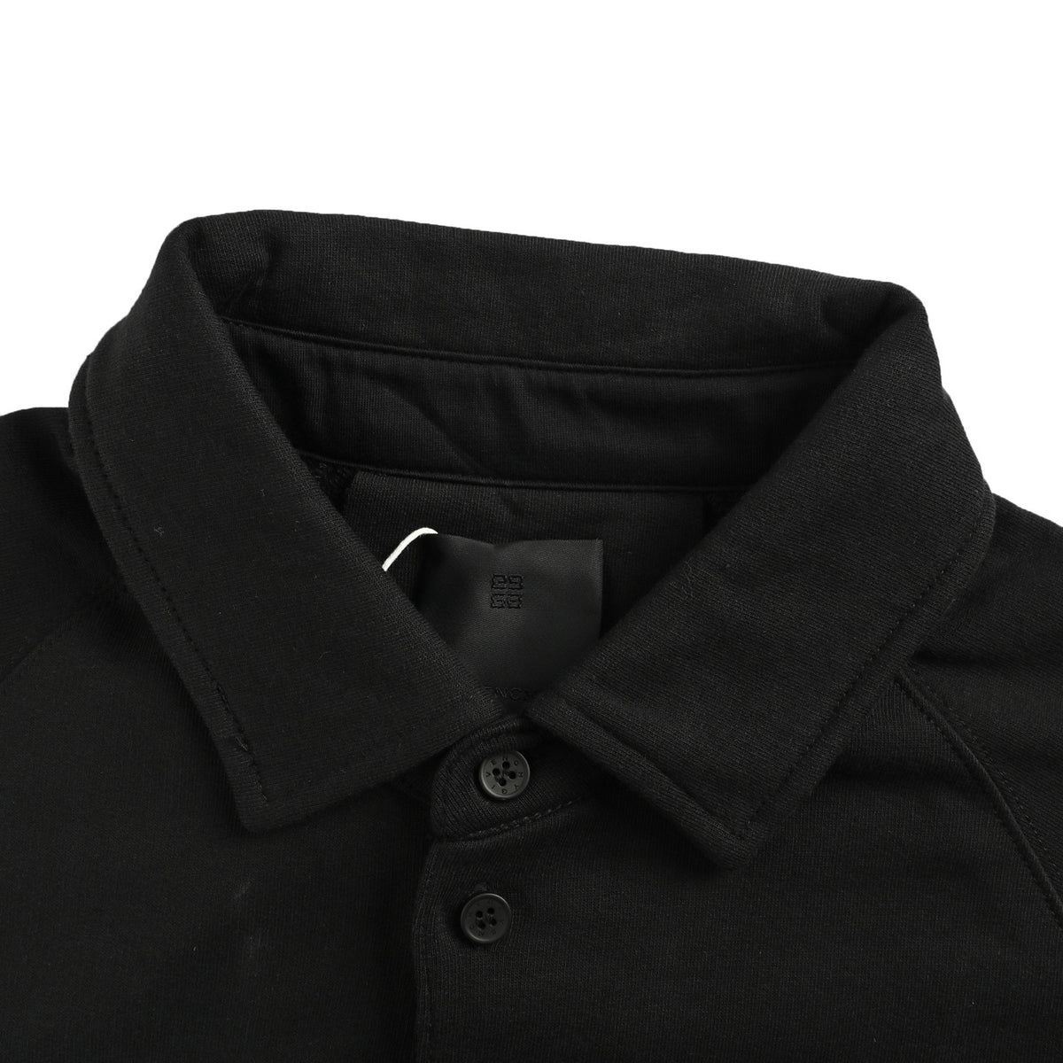 GIVENCHY grass embroidered corolla POLO collar sweatshirt