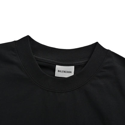 Balenciaga 26ss reflective new logo printed short sleeves