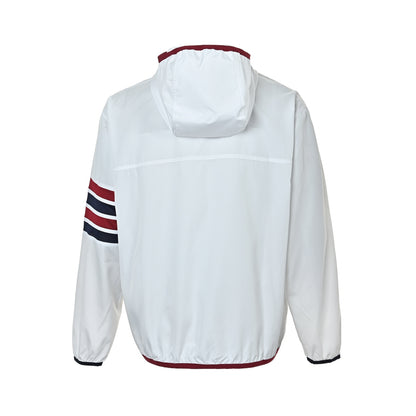 Thom Browne/Thom Brown red four-stripe sun protection clothing
